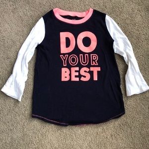 Long Sleeve Motivational Girls’ Shirt